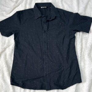 TRAVIS MATHEW SHIRT MEDIUM BLACK GRAY